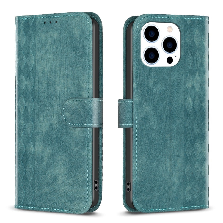 Custodia per telefono in pelle goffrata scozzese, For iPhone 13 Pro Max, For iPhone 12 / 12 Pro, For iPhone 12 Pro Max, For iPhone 11