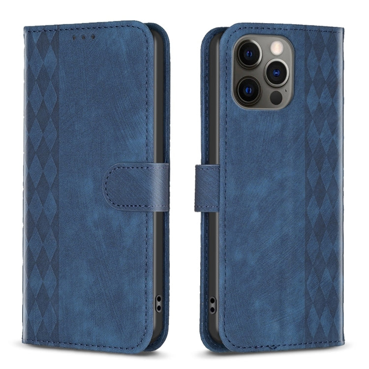 Custodia per telefono in pelle goffrata scozzese, For iPhone 13 Pro Max, For iPhone 12 / 12 Pro, For iPhone 12 Pro Max, For iPhone 11