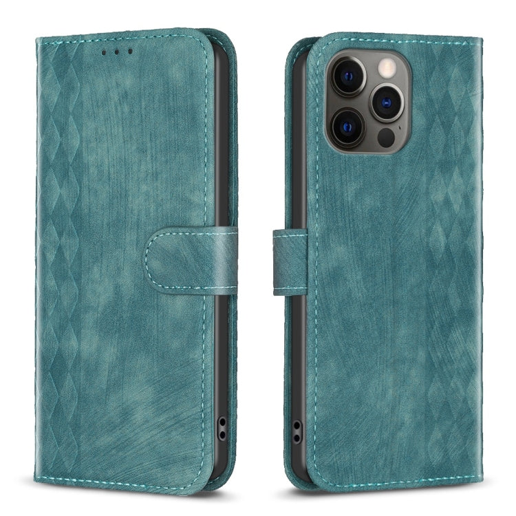Custodia per telefono in pelle goffrata scozzese, For iPhone 13 Pro Max, For iPhone 12 / 12 Pro, For iPhone 12 Pro Max, For iPhone 11