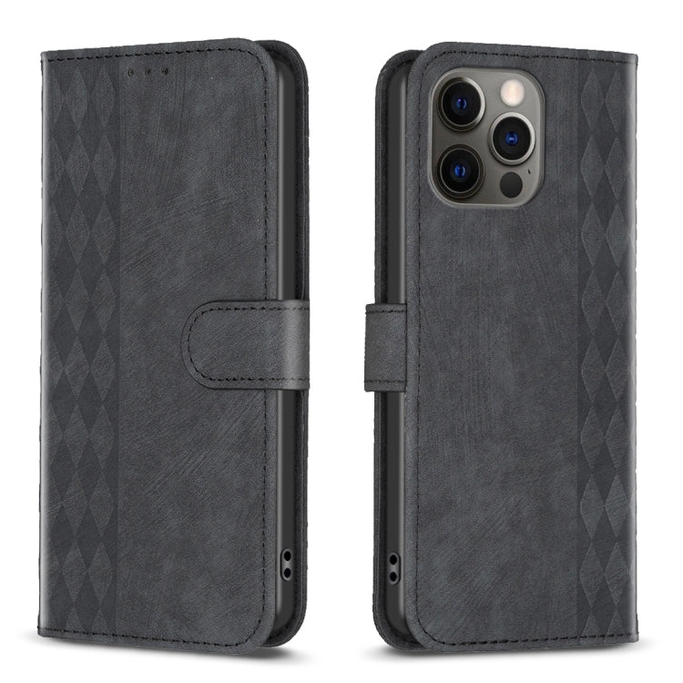 Custodia per telefono in pelle goffrata scozzese, For iPhone 13 Pro Max, For iPhone 12 / 12 Pro, For iPhone 12 Pro Max, For iPhone 11