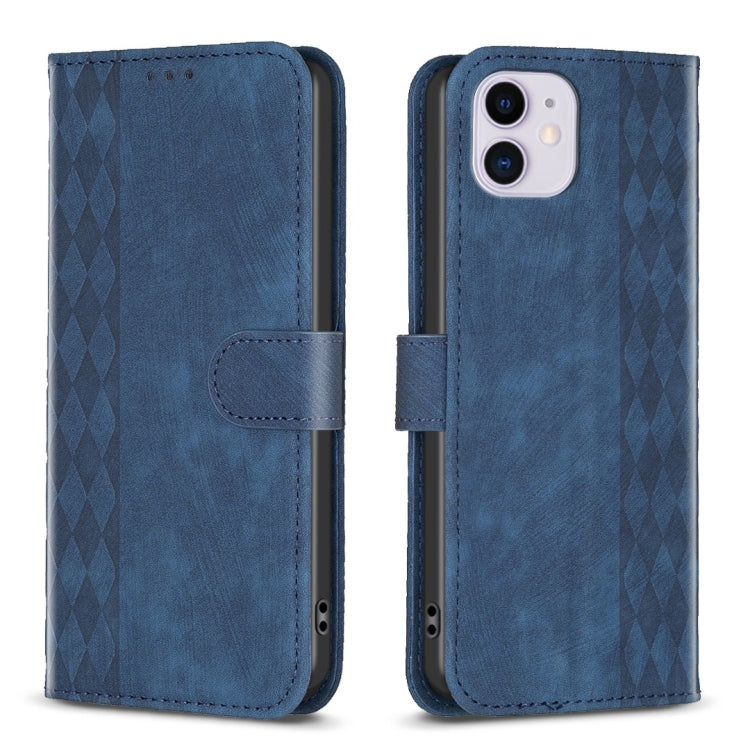 Custodia per telefono in pelle goffrata scozzese, For iPhone 13 Pro Max, For iPhone 12 / 12 Pro, For iPhone 12 Pro Max, For iPhone 11