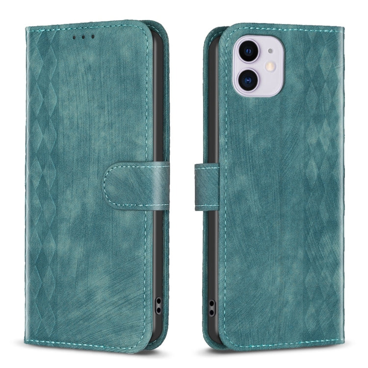 Custodia per telefono in pelle goffrata scozzese, For iPhone 13 Pro Max, For iPhone 12 / 12 Pro, For iPhone 12 Pro Max, For iPhone 11