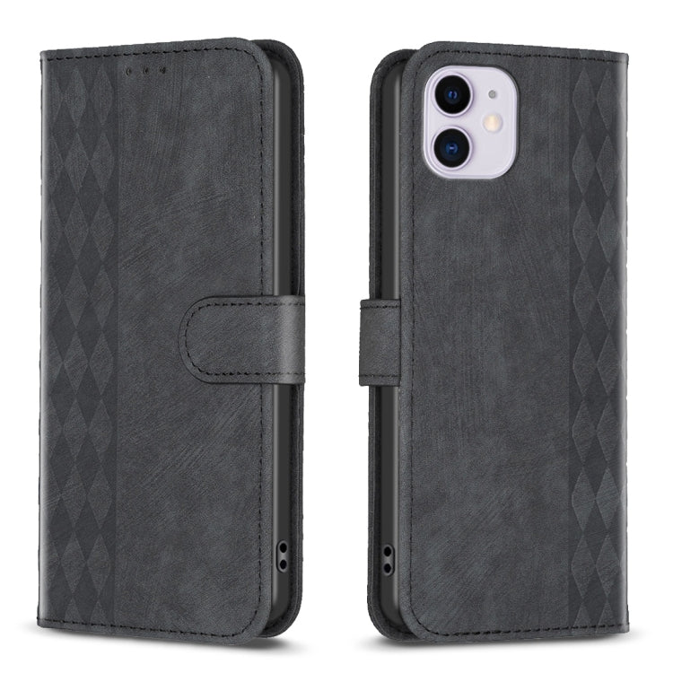 Custodia per telefono in pelle goffrata scozzese, For iPhone 13 Pro Max, For iPhone 12 / 12 Pro, For iPhone 12 Pro Max, For iPhone 11
