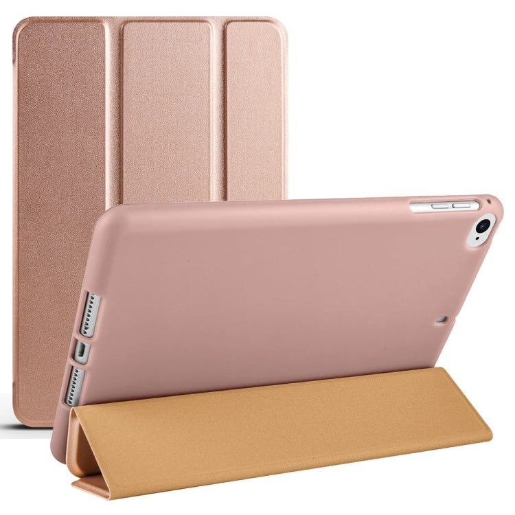 Custodia per tablet in pelle flip orizzontale in TPU a 3 pieghe con supporto, For iPad mini 5 / 4 / 3 / 2 / 1, For iPad 9.7 2018 / 2017 / Air 2 / Air