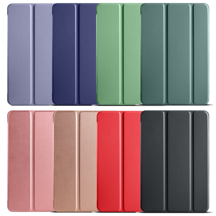 Custodia per tablet in pelle flip orizzontale in TPU a 3 pieghe con supporto, For iPad mini 5 / 4 / 3 / 2 / 1, For iPad 9.7 2018 / 2017 / Air 2 / Air