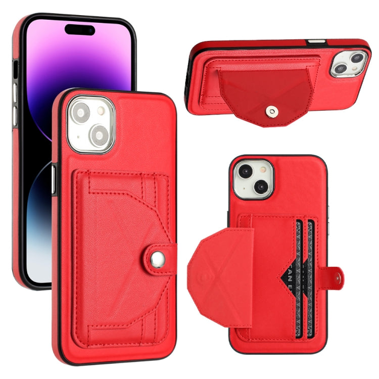 Custodia per telefono in pelle antiurto con porta carte, For iPhone 14 Pro, For iPhone 15 Plus, For iPhone 14 Pro Max, For iPhone 15