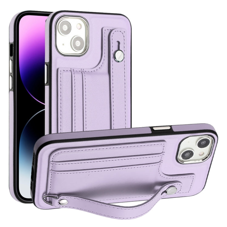 Custodia per telefono in pelle antiurto con cinturino da polso, For iPhone 14, For iPhone 15 Pro Max, For iPhone 14 Plus, For iPhone 15 Pro