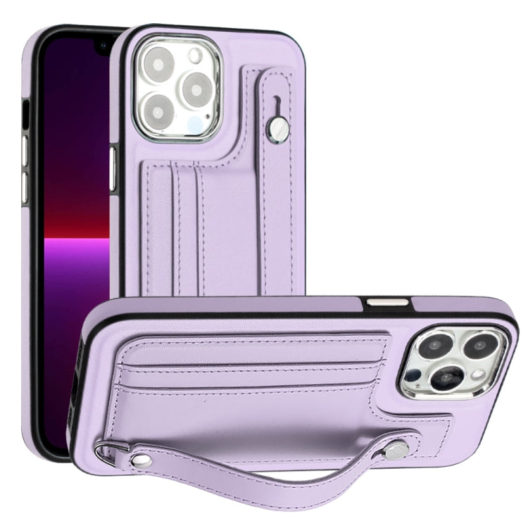 Custodia per telefono in pelle antiurto con cinturino da polso, For iPhone 14, For iPhone 15 Pro Max, For iPhone 14 Plus, For iPhone 15 Pro