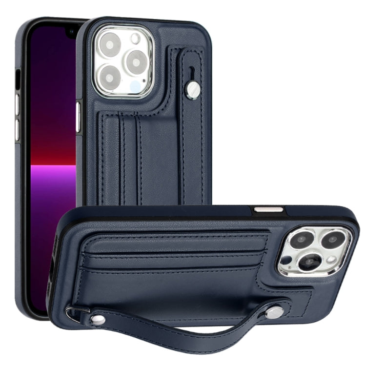 Custodia per telefono in pelle antiurto con cinturino da polso, For iPhone 14, For iPhone 15 Pro Max, For iPhone 14 Plus, For iPhone 15 Pro