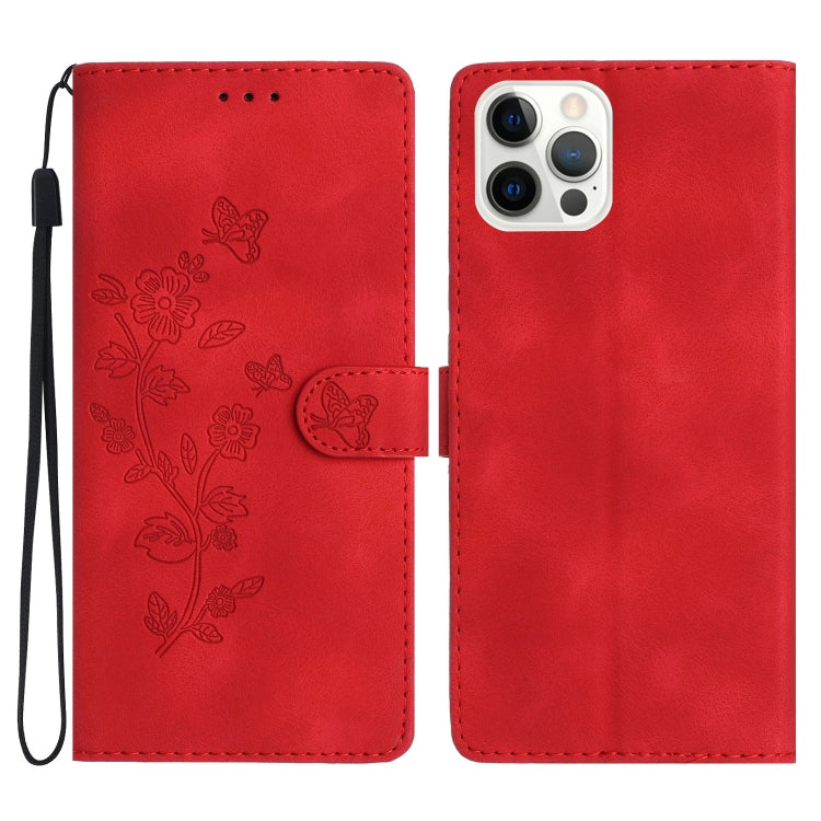 Custodia per cellulare in pelle con motivo floreale in rilievo, For iPhone 14 Pro Max, For iPhone SE 2022/2020 / 8 / 7 / 6, For iPhone 13 Pro Max, For iPhone 13 Pro