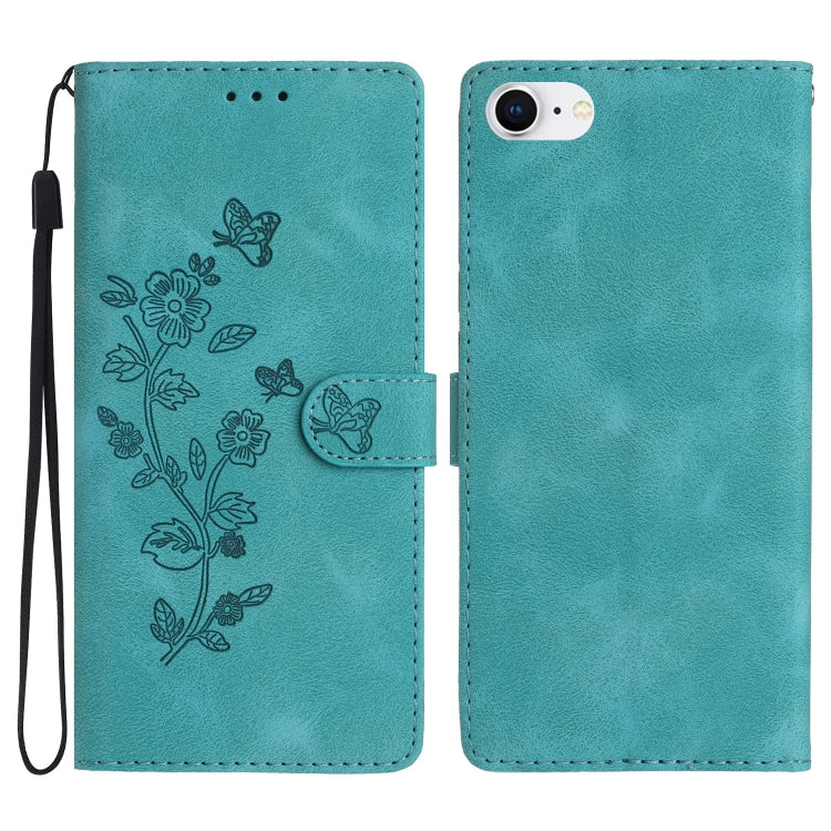 Custodia per cellulare in pelle con motivo floreale in rilievo, For iPhone 14 Pro Max, For iPhone SE 2022/2020 / 8 / 7 / 6, For iPhone 13 Pro Max, For iPhone 13 Pro