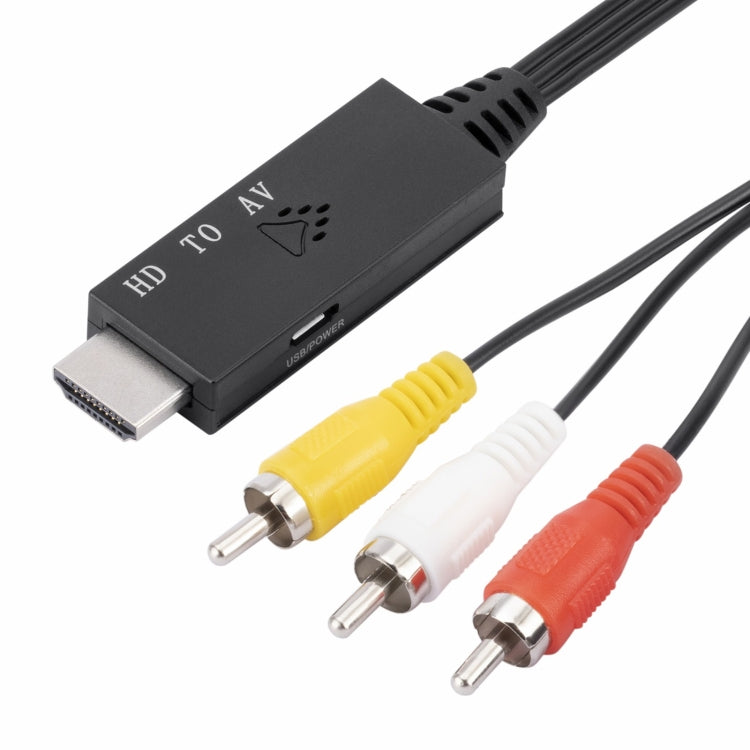 Convertitore da HDMI a AV 1080P HD, lunghezza: 1 m