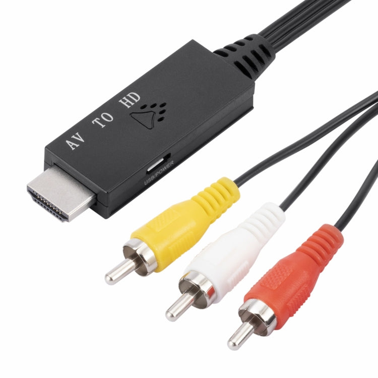 Convertitore da AV a HDMI 1080P HD, lunghezza: 1 m, AV to HDMI