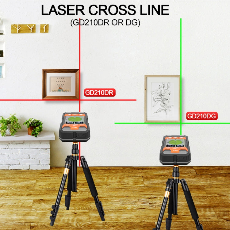 GVDA GD210DG Metal Detector palmare a luce verde, GD210DG