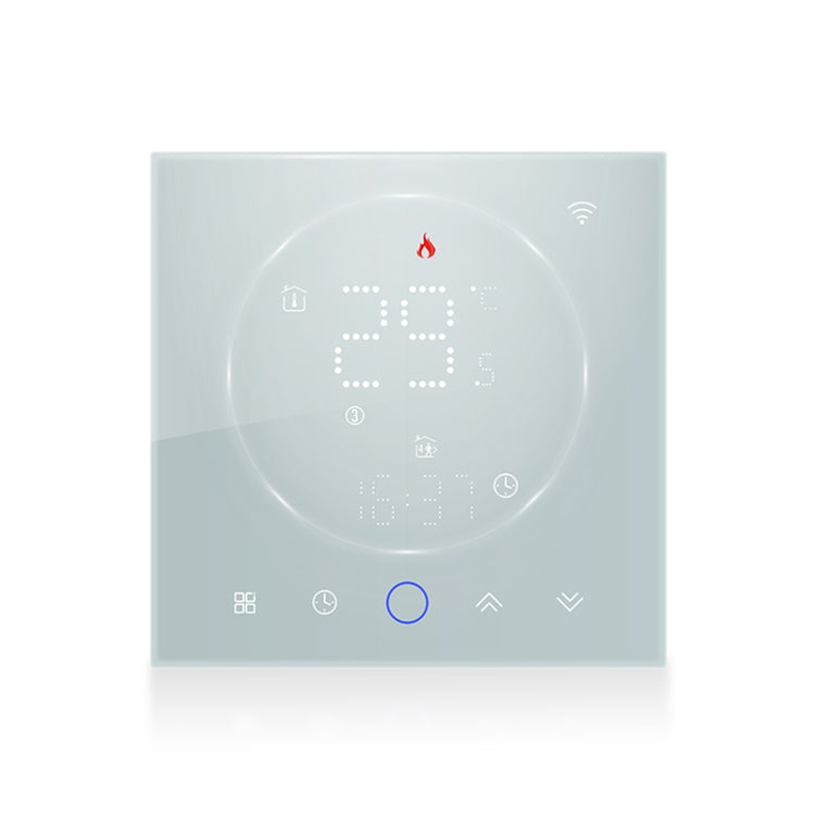 BHT-008GCL 95-240V AC 5A Smart Home Caldaia Riscaldamento LED Termostato Senza WiFi, Without WiFi