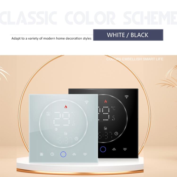 BHT-008GCL 95-240V AC 5A Smart Home Caldaia Riscaldamento LED Termostato Senza WiFi, Without WiFi