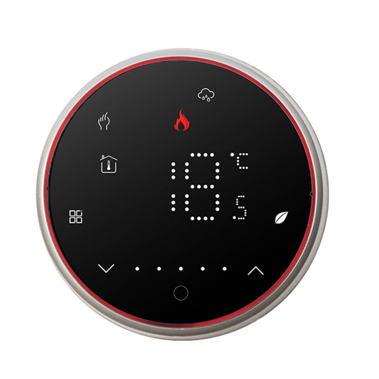 BHT-6001GBLW 95-240 V CA 16 A Termostato rotondo intelligente Riscaldamento elettrico Termostato LED, With WiFi, Without WiFi