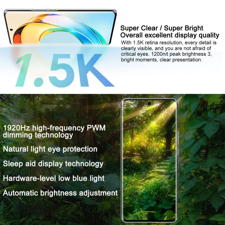 Honor X50 5G, fotocamera da 108 MP, MagicOS 7.1.1 da 6,78 pollici Snapdragon 6 Gen1 Octa Core fino a 2,2 GHz, rete: 5G, OTG, non supporta Google Play, 8GB+128GB, 8GB+256GB, 12GB+256GB, 16GB+512GB
