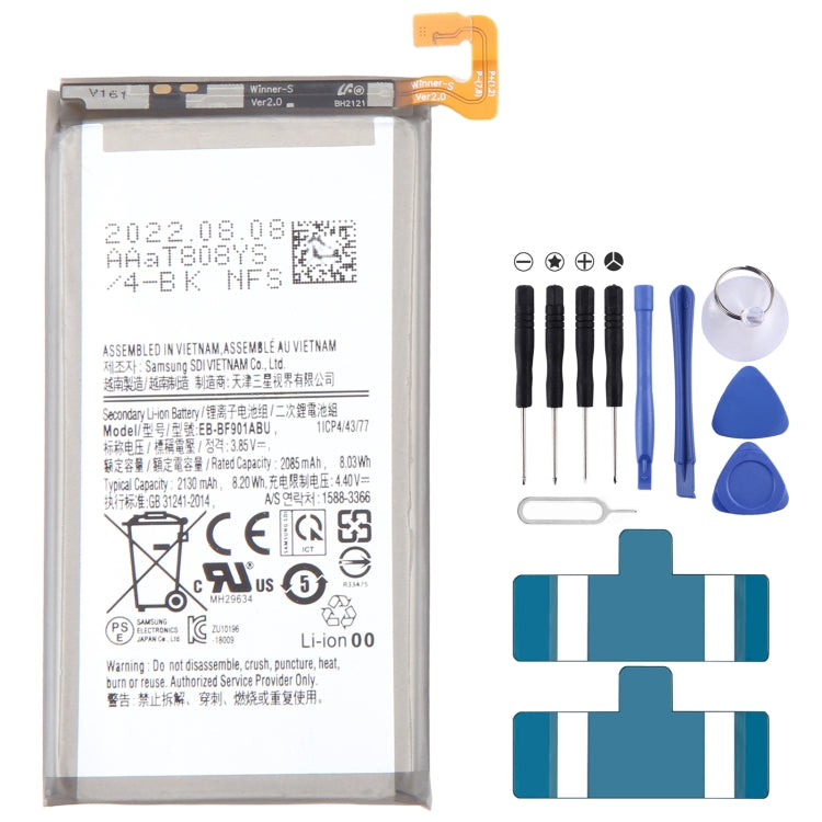 Sostituzione della batteria, EB-BF700ABY EB-BF701ABY, BF917ABY BF916ABY, EB-BF907ABA, EB-BF901ABA, EB-BF900ABU, EB-BF901ABU, EB-BF723ABU, EB-BF724ABU, EB-BF711ABY, EB-BF712ABY, EB-BF707ABY, EB-BF708ABY, EB-BT365BBE, EB-BT575BBE