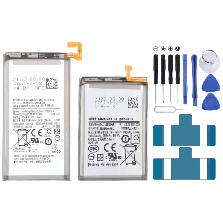 Sostituzione della batteria, EB-BF907ABA EB-BF901ABA, EB-BF900ABU EB-BF901ABU, EB-BF723ABU EB-BF724ABU, EB-BF711ABY EB-BF712ABY, EB-BF707ABY EB-BF708ABY