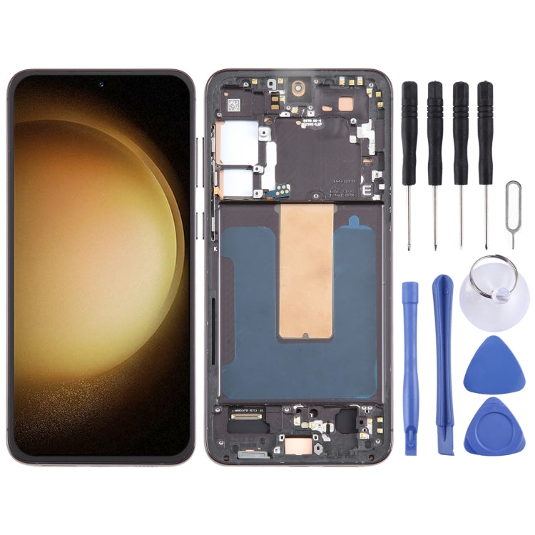 Schermo LCD OLED per assemblaggio completo di digitalizzatore con cornice, For Samsung Galaxy S23+ 5G SM-S916B, For Samsung Galaxy S22 Ultra 5G SM-S908B (EU Version), For Samsung Galaxy S21+ 5G SM-G996B, For Samsung Galaxy S20+ 4G/5G SM-G985/986