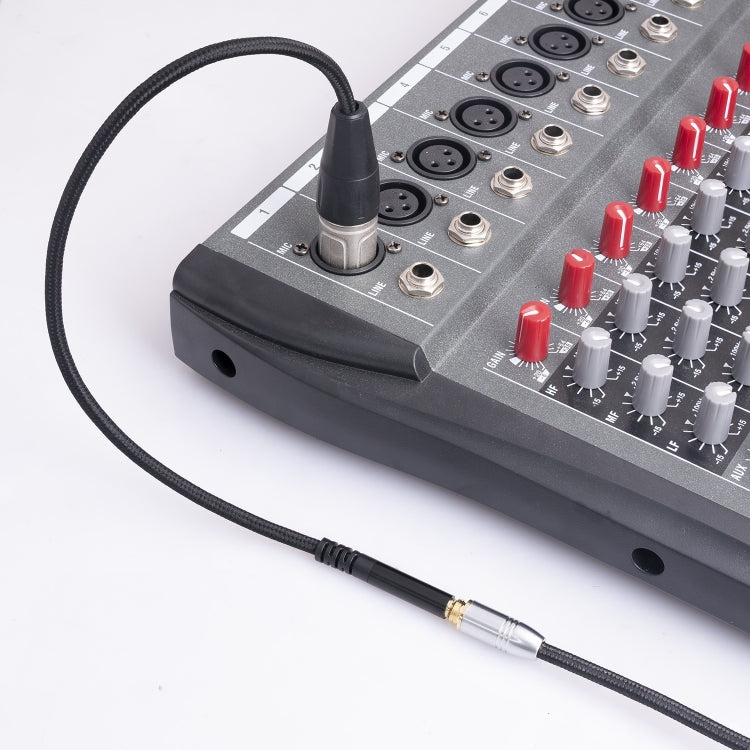 Cavo audio maschio da 3,5 mm femmina a XLR a 3 pin, lunghezza: 30 cm, 3.5mm F to XLR M