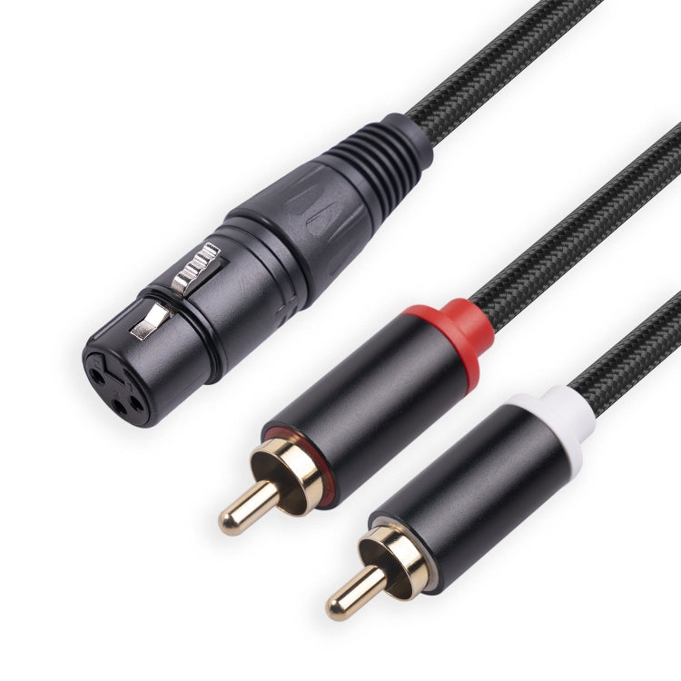 RCA20 XLR femmina a doppio cavo audio splitter a Y RCA, 1m, 2m, 3m