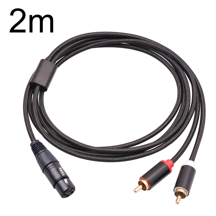 RCA20 XLR femmina a doppio cavo audio splitter a Y RCA, 1m, 2m, 3m