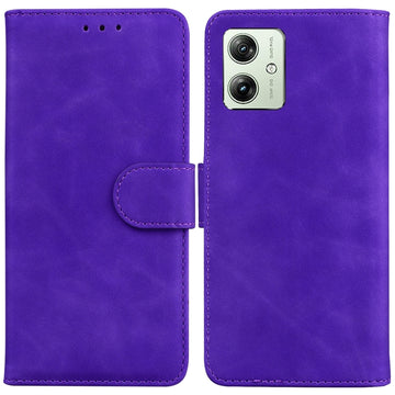 Custodia per telefono in pelle con vibrazione in puro colore Skin Feel, For Motorola Moto G54, For Motorola Edge 40 Neo, For Motorola Moto G14, For Motorola Edge 40