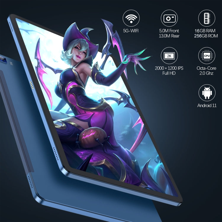 Tablet VASOUN M50 4G LTE, 10,4 pollici, CPU Octa Core Android 11 UNISOC T618, versione globale con Google Play, spina USA, M50, M50 16GB+256GB
