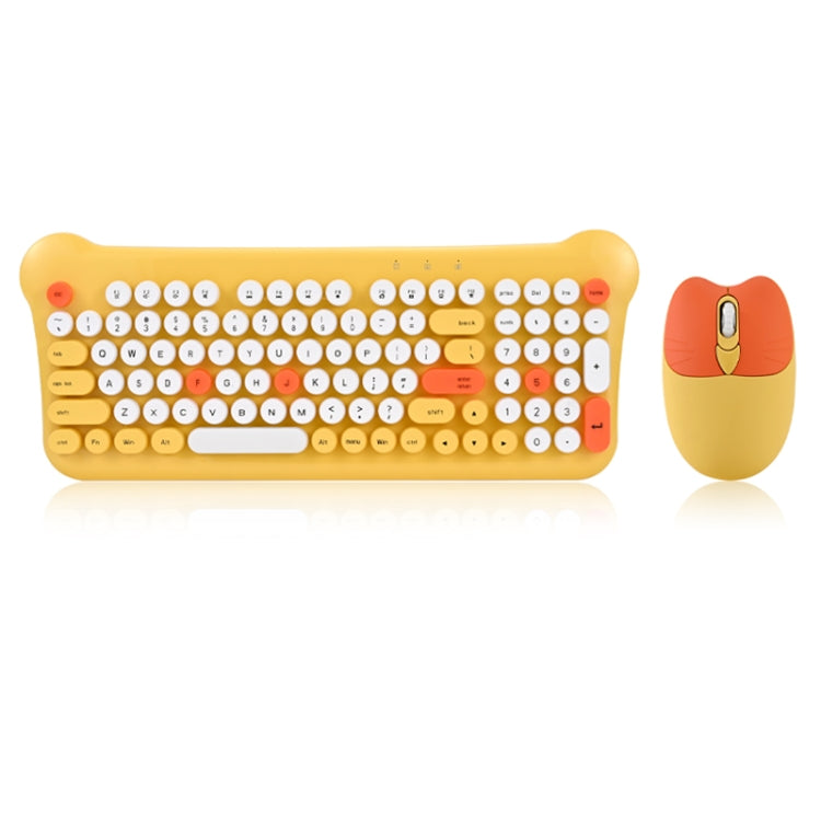 Insieme del mouse della tastiera senza fili portatile 2.4G di colore misto QW05