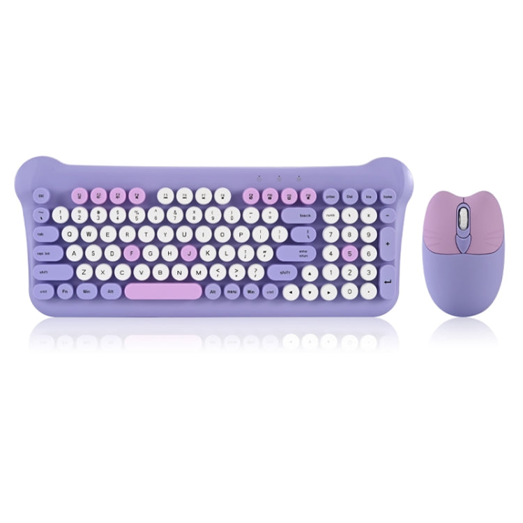 Insieme del mouse della tastiera senza fili portatile 2.4G di colore misto QW05