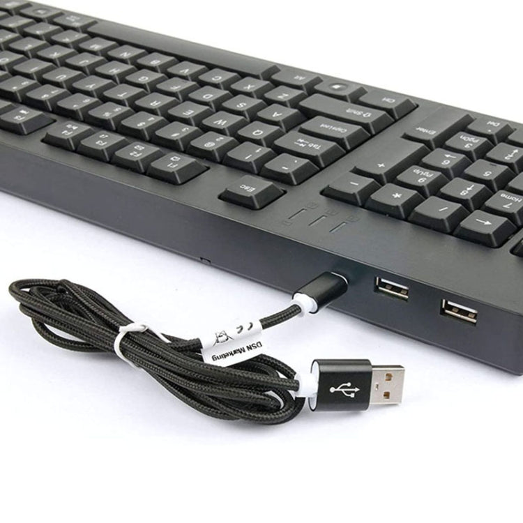 Tastiera USB cablata per mano sinistra con funzione Dual HUB