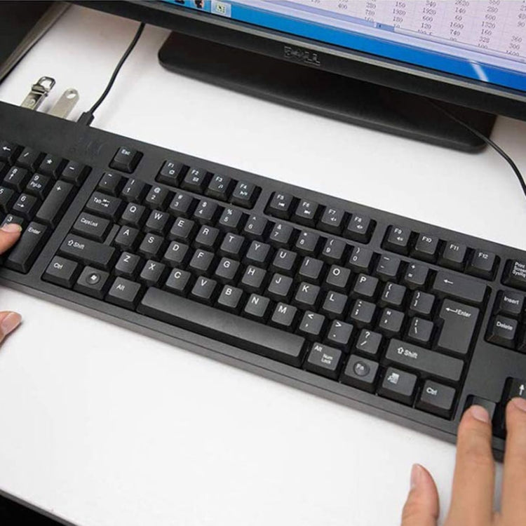 Tastiera USB cablata per mano sinistra con funzione Dual HUB