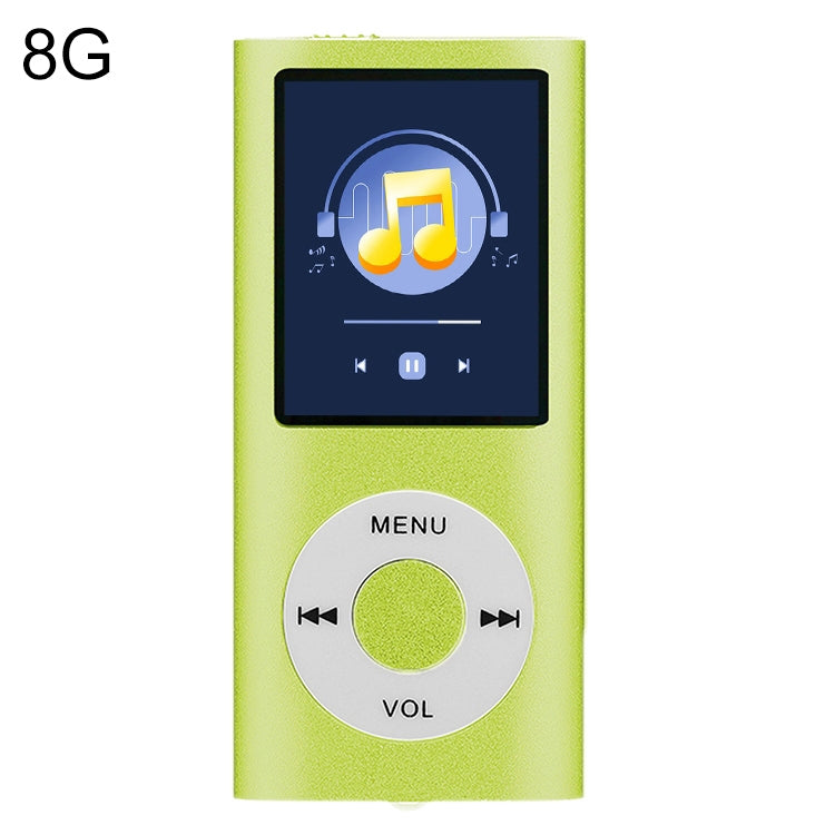 Lettore MP4 in metallo con schermo TFT da 1,8 pollici, With 8G TF Card+Earphone+Cable, With 16G TF Card+Earphone+Cable, With Earphone+Cable