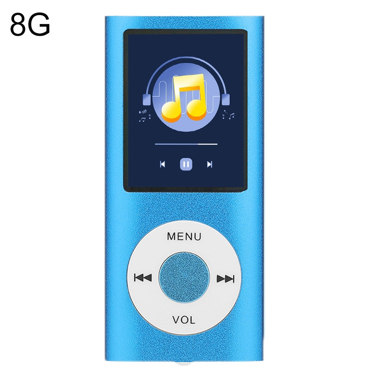 Lettore MP4 in metallo con schermo TFT da 1,8 pollici, With 8G TF Card+Earphone+Cable, With 16G TF Card+Earphone+Cable, With Earphone+Cable