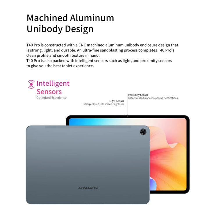Teclast T40 Pro 2023 Tablet PC 10,4 pollici, Android 12 Unisoc T616 Octa Core, 4G LTE Dual SIM, T40 Pro 2023