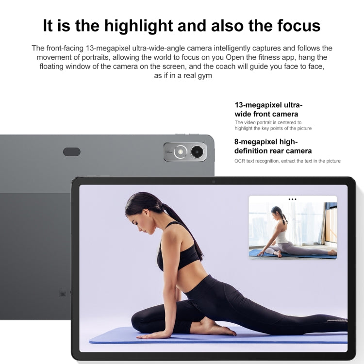 Tablet WiFi Lenovo Pad Pro da 12,7 pollici, Android 13, Qualcomm Snapdragon 870 Octa Core, supporto identificazione facciale, 8GB+128GB, 8GB+256GB