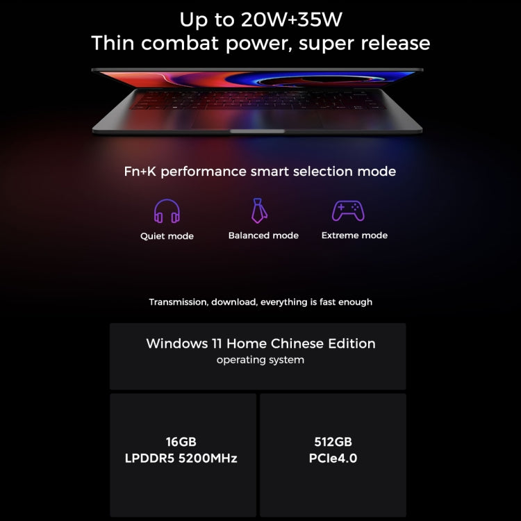 Laptop Xiaomi RedmiBook Pro da 14 pollici, versione cinese di Windows 11 Home, scheda grafica discreta Intel 12th Gen Core i7-12650H Deca Core MX550, i7-12650H MX550