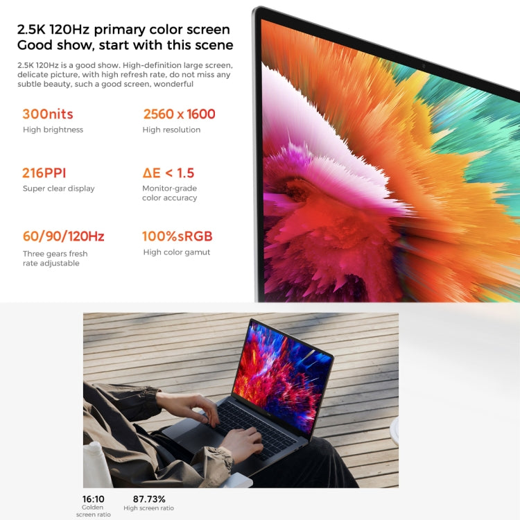 Laptop Xiaomi RedmiBook Pro da 14 pollici, versione cinese di Windows 11 Home, scheda grafica discreta Intel 12th Gen Core i7-12650H Deca Core MX550, i7-12650H MX550