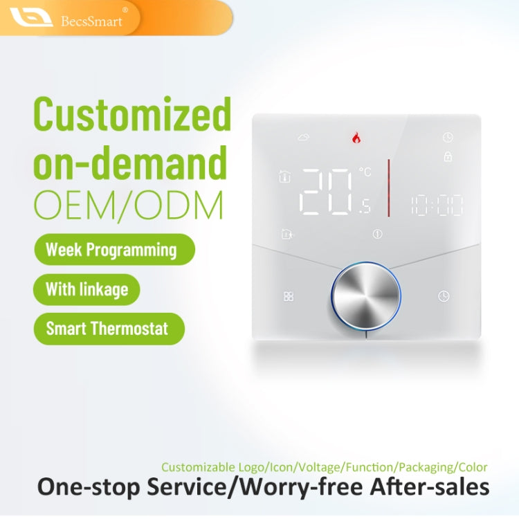 Termostato LED per la casa intelligente, BHT-009GALW Water Heating WiFi, BHT-009GBLW Electric Heating WiFi, BHT-009GCLW Boiler Heating WiFi