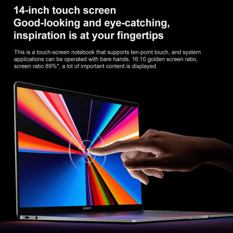 Laptop Xiaomi Book Pro 14 2022, touch screen da 14 pollici Windows 11 Home versione cinese, grafica integrata Intel 12th Gen Core i5-1240P, i5-1240P