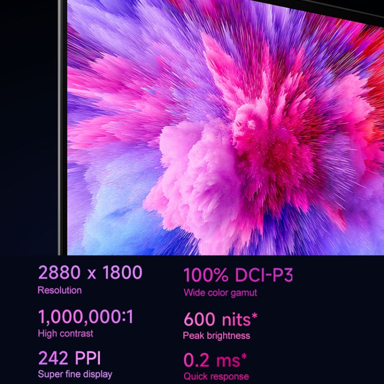 Laptop Xiaomi Book Pro da 14 pollici, versione cinese di Windows 11 Home, AMD Ryzen 7 6800H Octa Core, R7-6800H