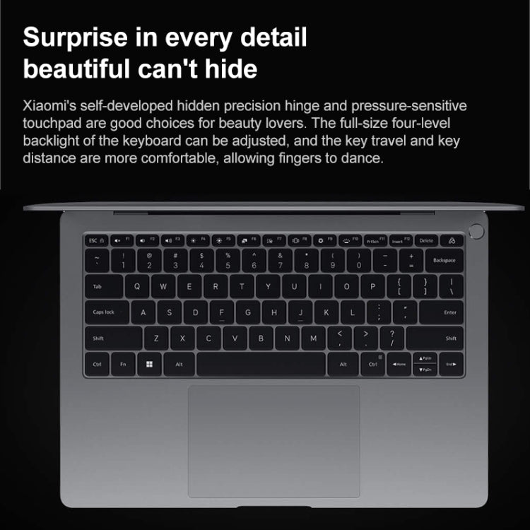 Laptop Xiaomi Book Pro da 14 pollici, versione cinese di Windows 11 Home, AMD Ryzen 7 6800H Octa Core, R7-6800H