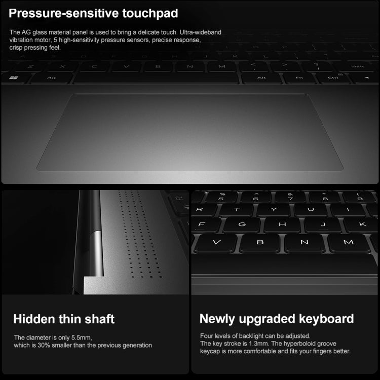 Laptop Xiaomi Book Pro 16 2022, touch screen da 16 pollici Windows 11 Home versione cinese, scheda grafica discreta Intel 12th Gen Core i7-1260P RTX2050, i7-1260P RTX2050