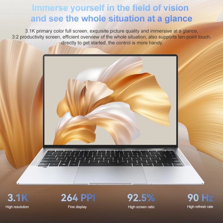Laptop HUAWEI MateBook X Pro, touch screen da 14,2 pollici Windows 11 Home versione cinese, scheda grafica integrata Intel Core i5-1240P di 12a generazione, MateBook X Pro