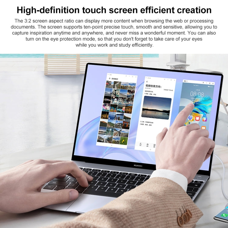 Laptop HUAWEI MateBook X, touch screen da 13 pollici Windows 11 Home versione cinese, grafica integrata Intel 11th Gen Core i7-1160G7, i7-1160G7 16GB+512GB