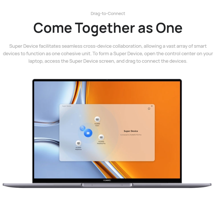 Laptop HUAWEI MateBook 16s, touch screen da 16 pollici Windows 11 Home versione cinese, grafica integrata Intel 12th Gen Core i9-12900H, i9-12900H 16GB+1TB