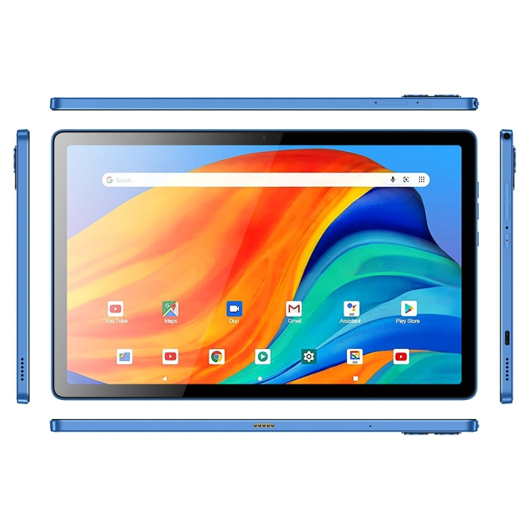Tablet PC BDF P60 4G LTE da 10,1 pollici, Android 11 MTK6755 Octa Core, supporto Dual SIM, spina europea, 8GB+128GB