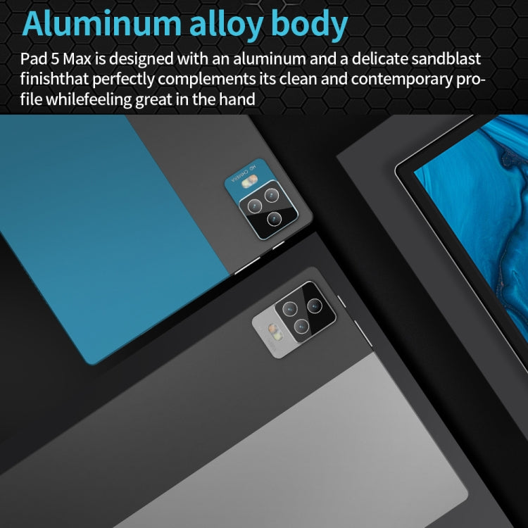 Tablet PC BDF P70 4G LTE da 10,1 pollici, Android 11 MTK6755 Octa Core, supporto Dual SIM, spina europea, 8GB+128GB